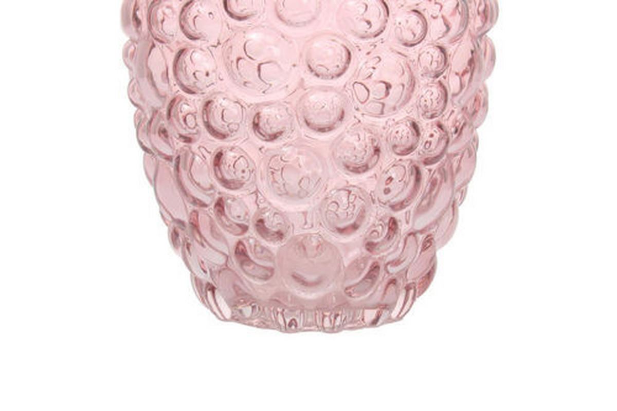 VAS  - gammelrosa, Design, glas (17/25/17cm) - Kayoom