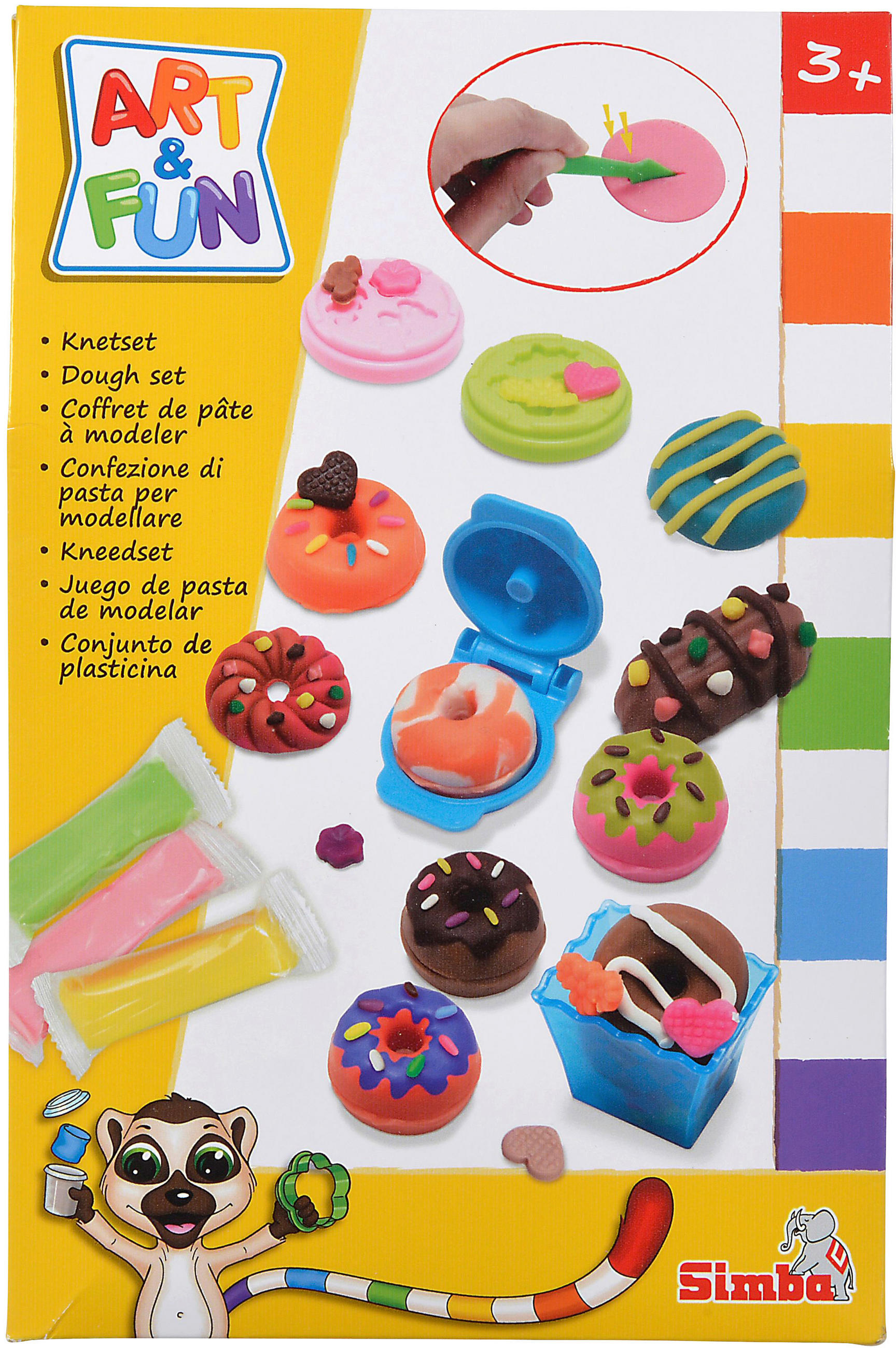 SET ZA MODELIRANJE - višebojno, Basics, plastika - Simba