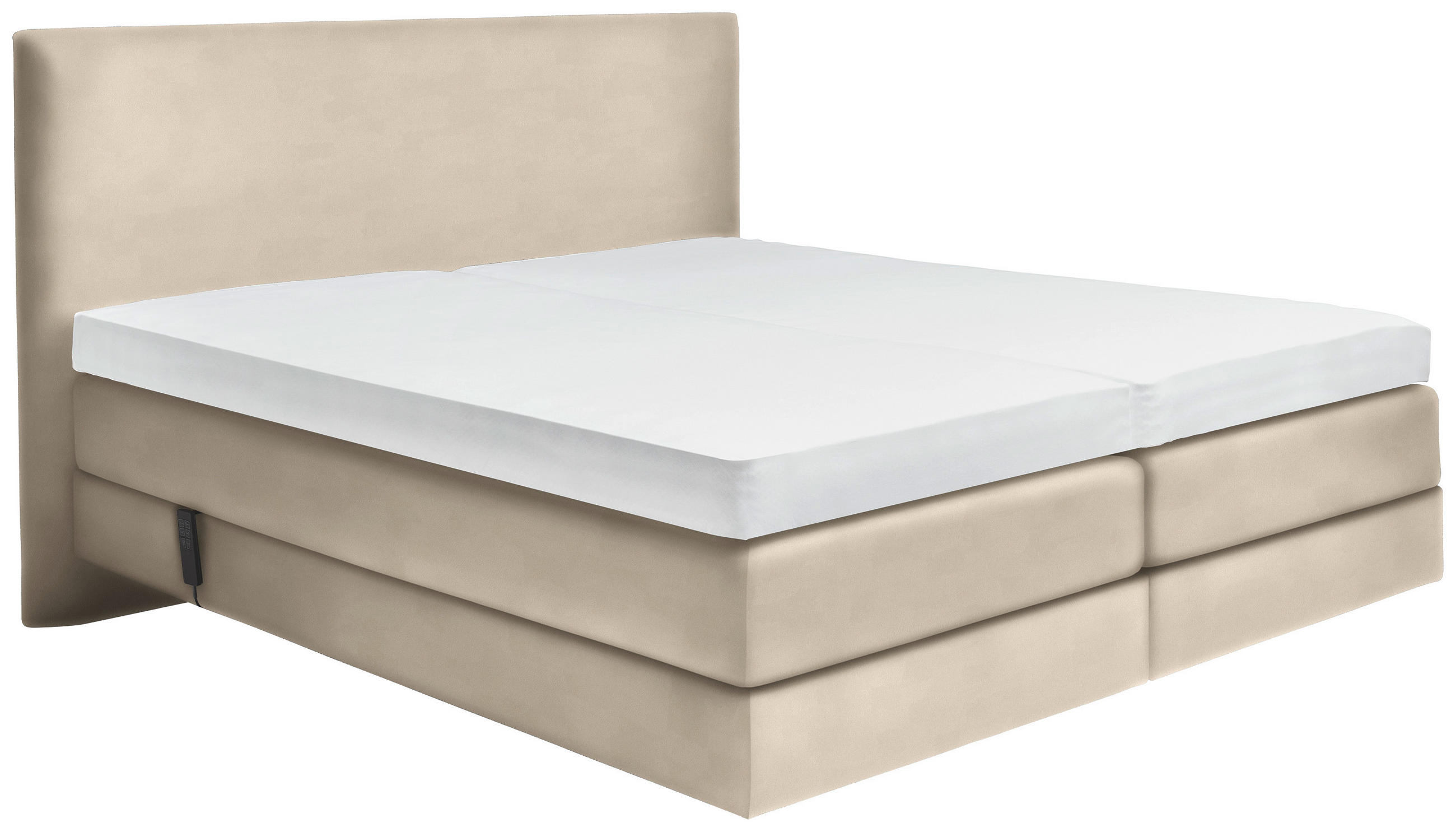 BOXSPRINGBETT 160/200 cm  in Naturfarben  - Naturfarben, KONVENTIONELL, Holz/Textil (160/200cm) - Dieter Knoll