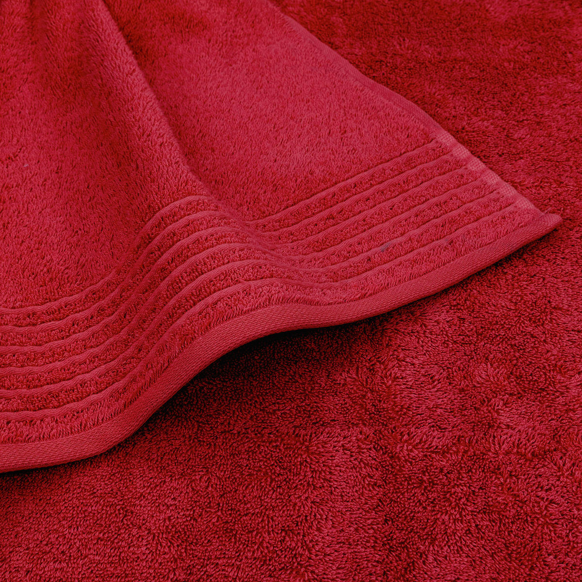 DUSCHTUCH New Classic 67/140 cm  - Rot, Basics, Textil (67/140cm) - Moeve