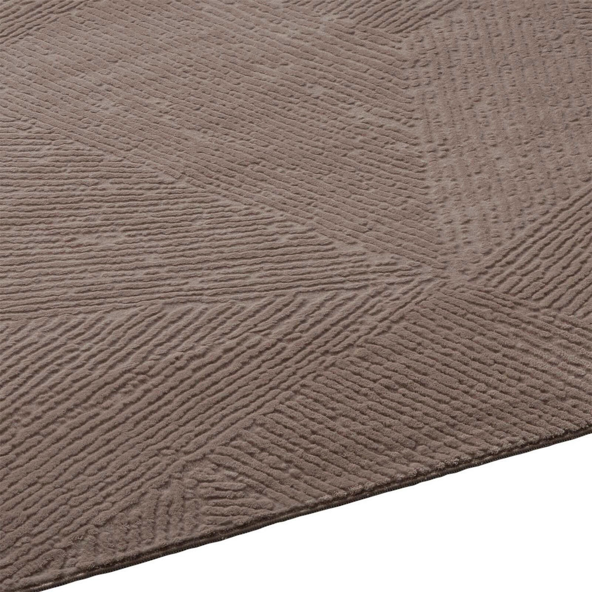 WEBTEPPICH 160/230 cm Stilo Taupe rechteckig  - Taupe, Basics, Textil (160/230cm) - Novel