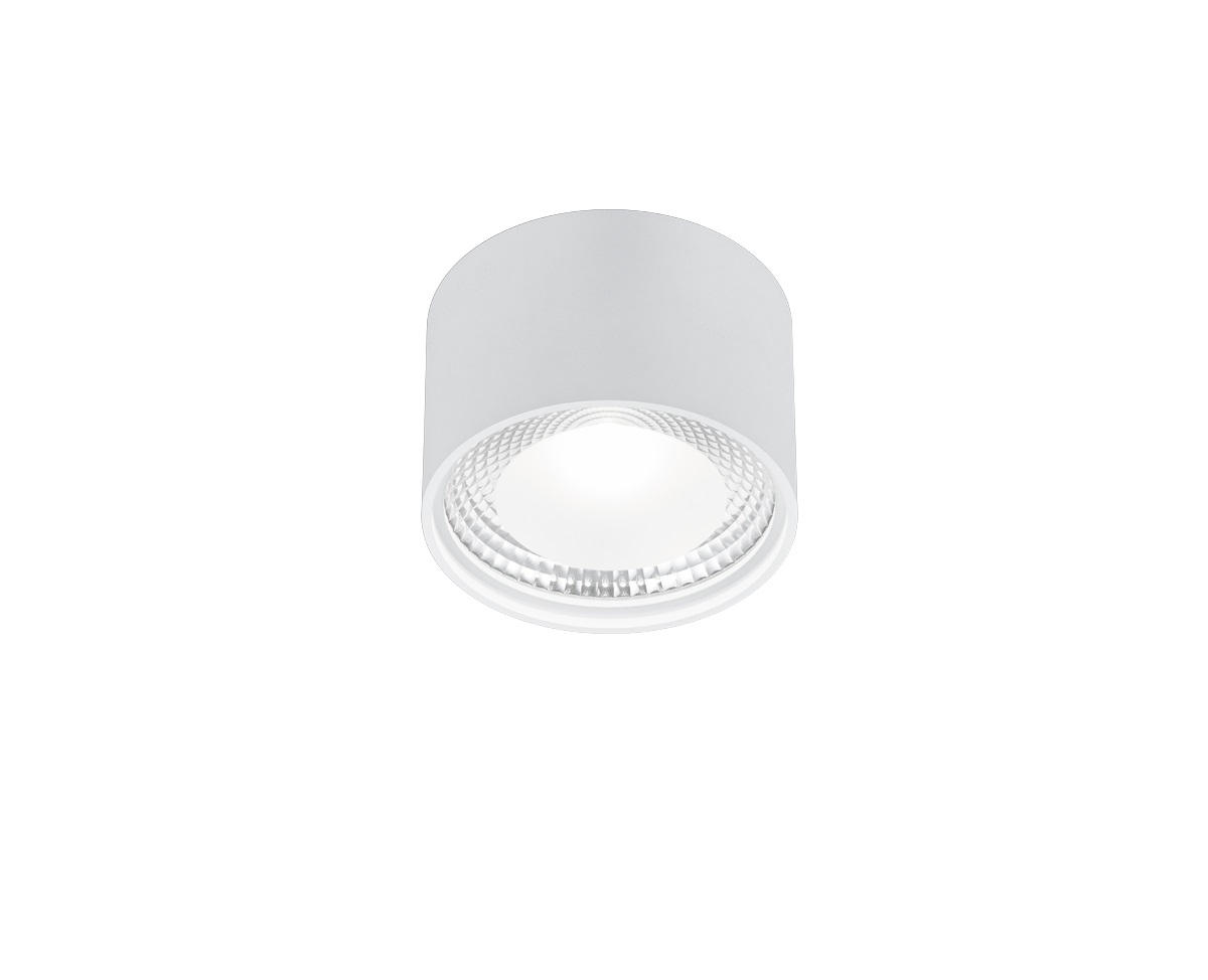 AUFBAULEUCHTE 11,5/7,5 cm   - Weiß, Design, Metall (11,5/7,5cm) - Helestra