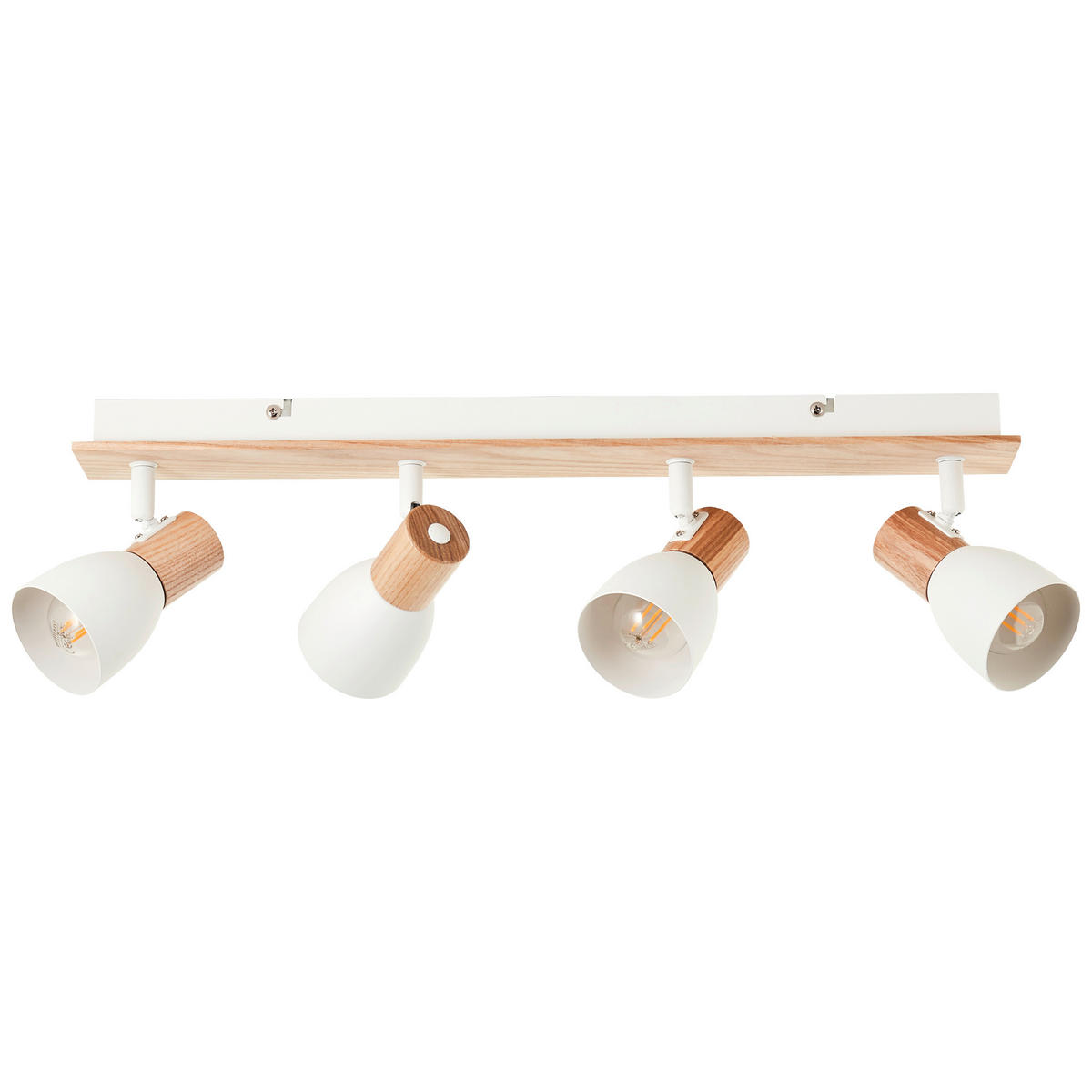 STRAHLER - Weiss/Naturfarben, Basics, Holz/Metall (52/7cm) - Brilliant