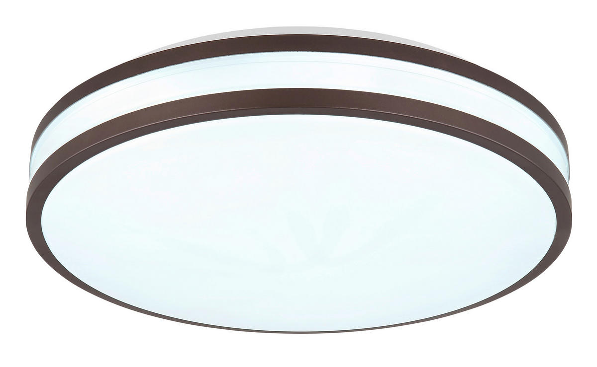 STROPNA LED-SVETILKA   //2700-6000 K/230 V/ - bela/barve kapučina, Konvencionalno, kovina/umetna masa (34/7cm) - Globo