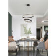 LED-HÄNGELEUCHTE 60/120 cm  - Schwarz, Basics, Kunststoff/Metall (60/120cm) - Ambiente