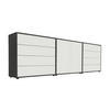 SIDEBOARD Mailand Set 4  in 237/73/33 cm  - Anthrazit/Schwarz, MODERN, Holzwerkstoff/Kunststoff (237/73/33cm) - MID.YOU