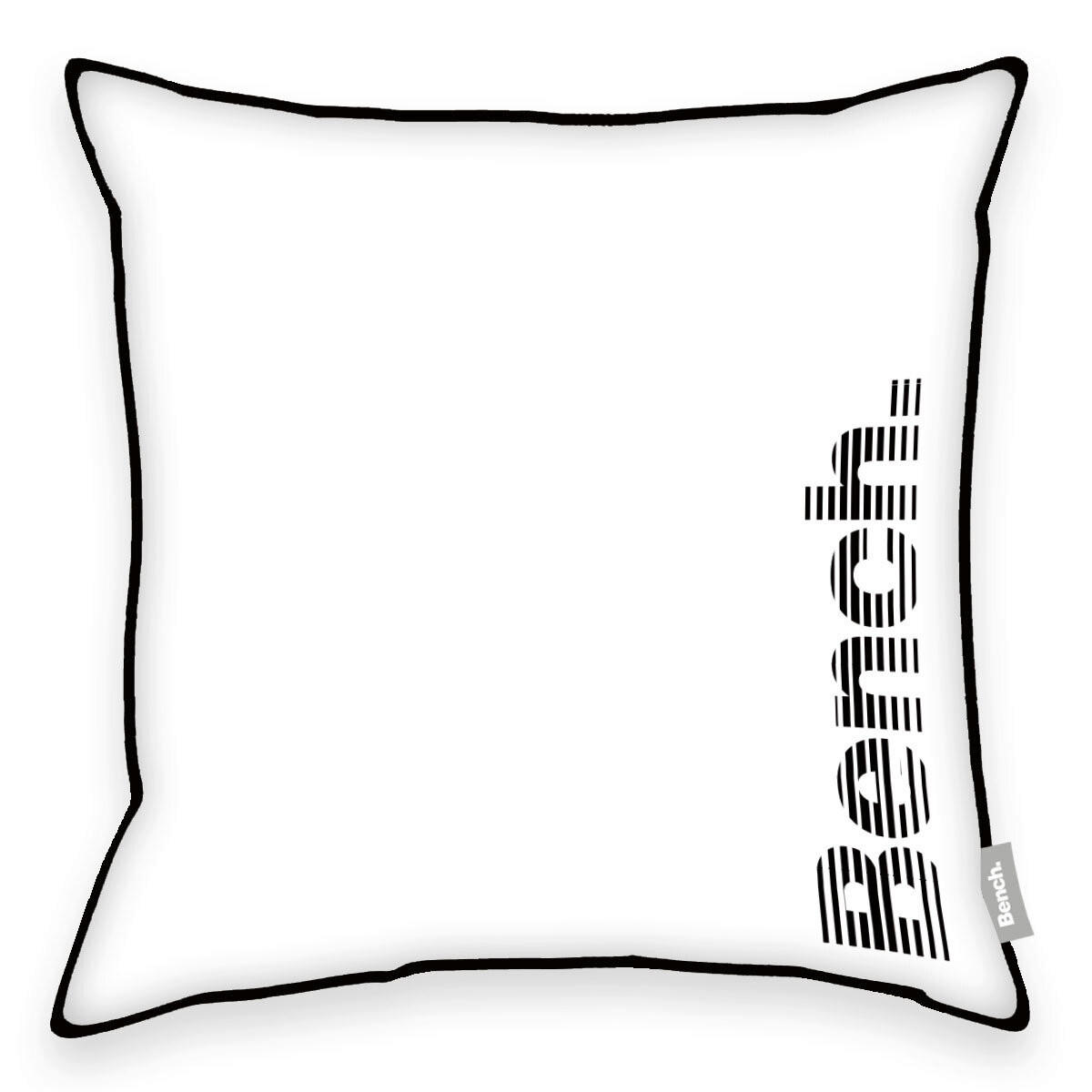 KISSENHÜLLE 50/50 cm  - Schwarz/Weiß, KONVENTIONELL, Textil (50/50cm) - Bench