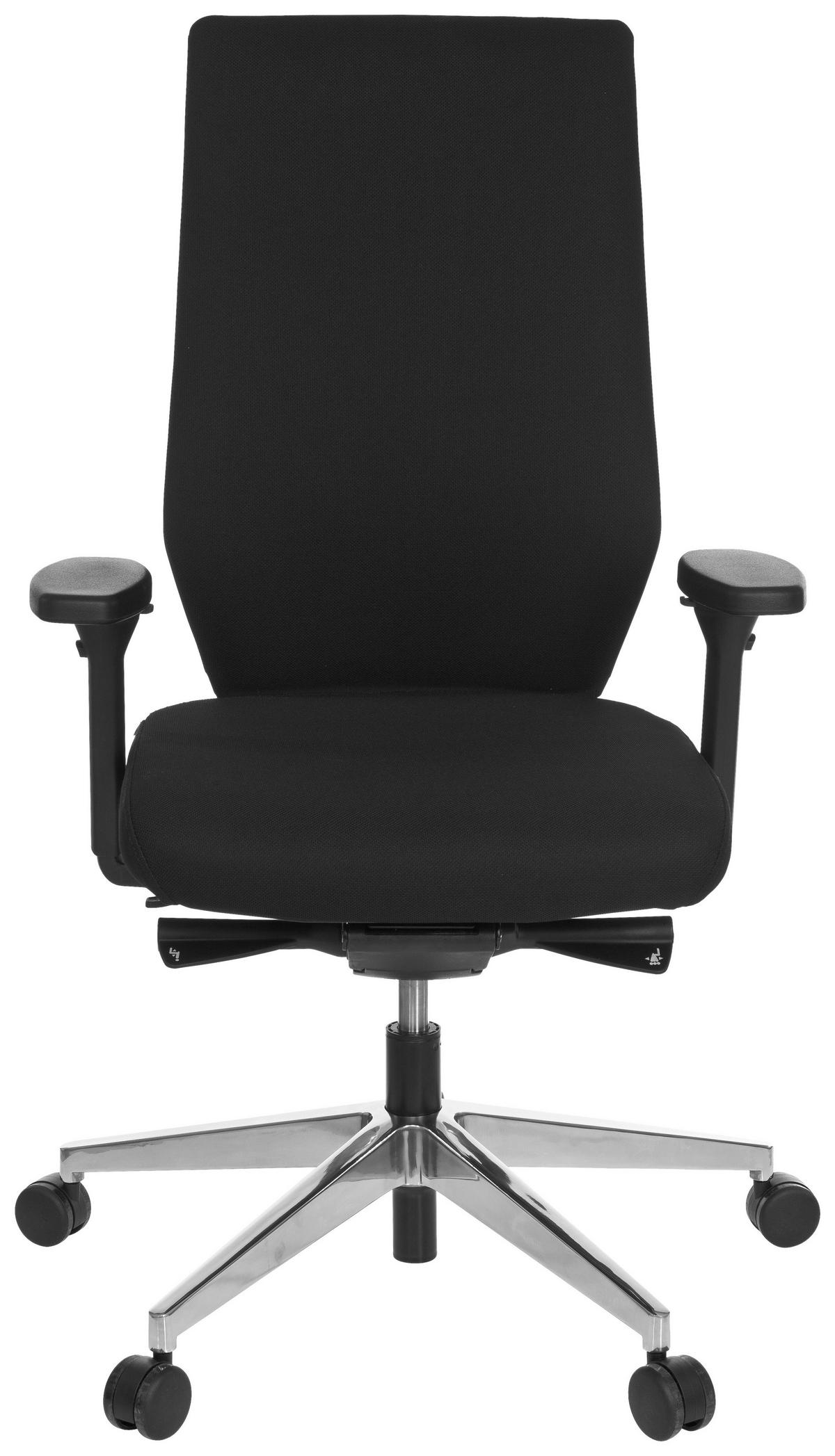 SNURRSTOL  i flatväv svart  - kromfärg/svart, Modern, metall/textil (60/123/53cm) - MID.YOU