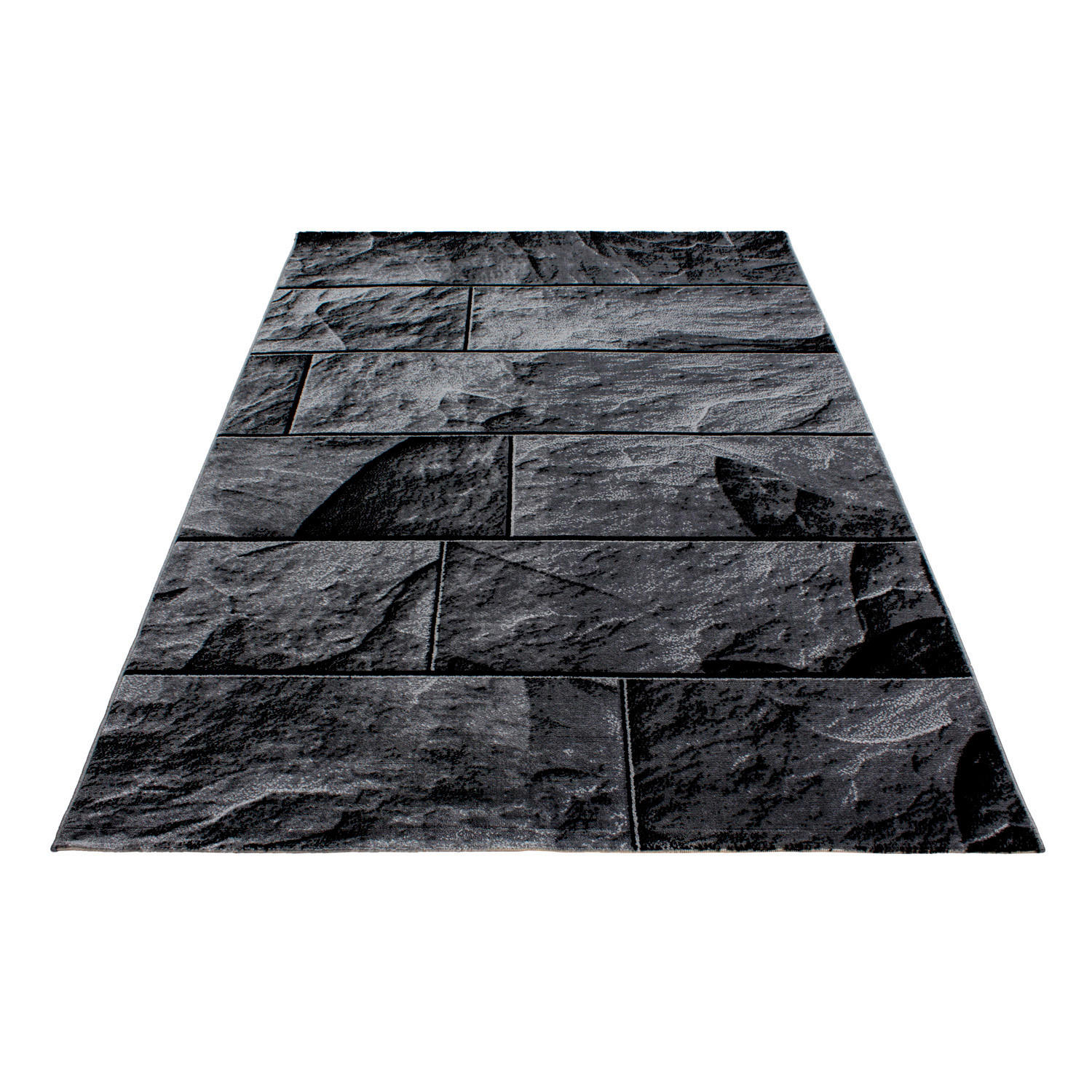 LÄUFER 80/300 cm Parma - Schwarz, KONVENTIONELL, Textil (80/300cm) - Novel
