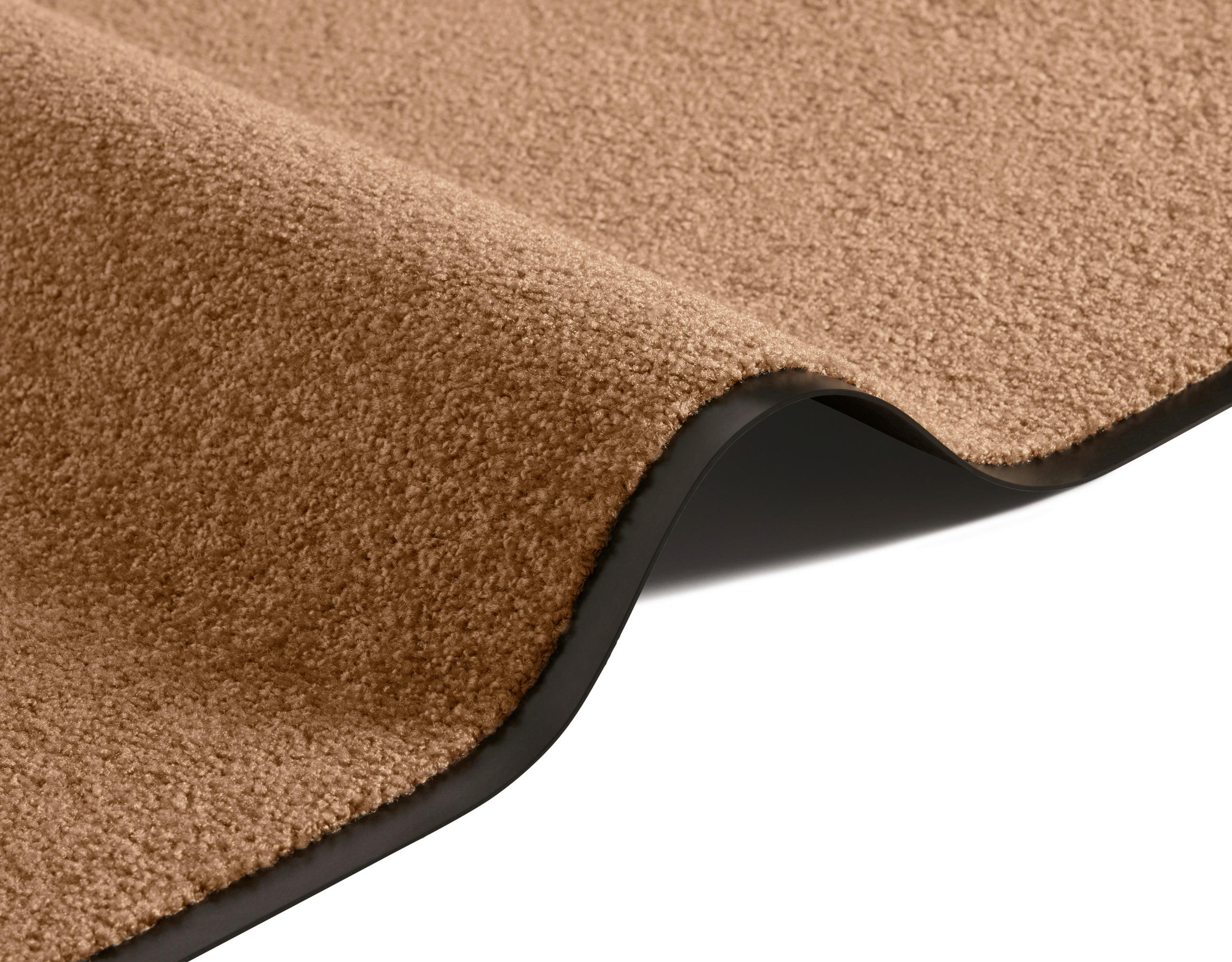 SCHMUTZFANGMATTE  40/60 cm  Hellbraun  - Hellbraun, Basics, Kunststoff/Textil (40/60cm)