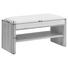 GARDEROBENBANK 88/44/42 cm - Anthrazit/Buchefarben, MODERN, Leder/Holz (88/44/42cm) - Linea Natura GARDEROBENBANK 88/44/42 cm - Anthrazit/Buchefarben, MODERN, Leder/Holz (88/44/42cm) - Linea Natura