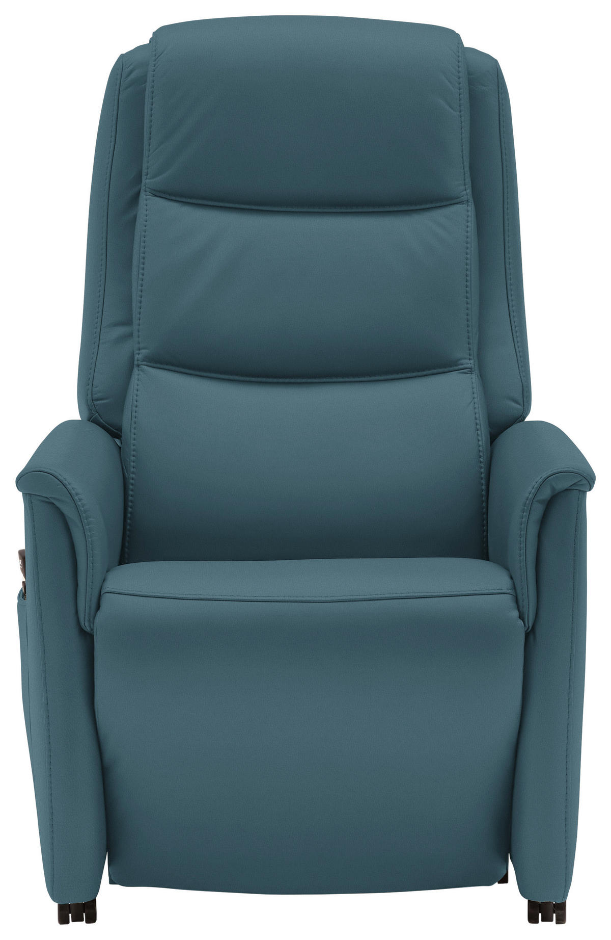 FERNSEHSESSEL in Blau  - Blau/Schwarz, Konventionell, Leder/Kunststoff (70/107/88cm) - Livetastic