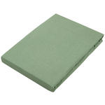 SPANNLEINTUCH 150/200 cm Jersey  - Dunkelgrün, Basics, Textil (150/200cm) - Novel
