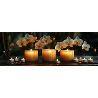 GLASBILD Zen  - Multicolor, Basics, Glas (33/98/1,40cm) - Euroart