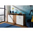 KOMMODE 178/90/38 cm - Eichefarben/Silberfarben, KONVENTIONELL, Holzwerkstoff/Kunststoff (178/90/38cm) - Boxxx KOMMODE 178/90/38 cm - Eichefarben/Silberfarben, KONVENTIONELL, Holzwerkstoff/Kunststoff (178/90/38cm) - Boxxx