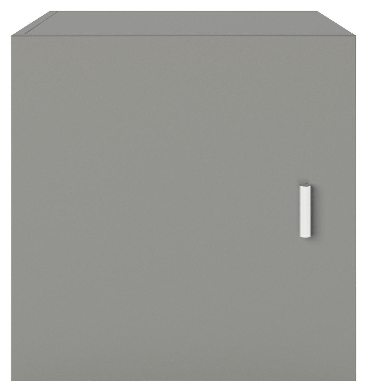 CONTAINER Grau  - Silberfarben/Grau, Basics, Holzwerkstoff/Kunststoff (34/34/33,4cm) - MID.YOU