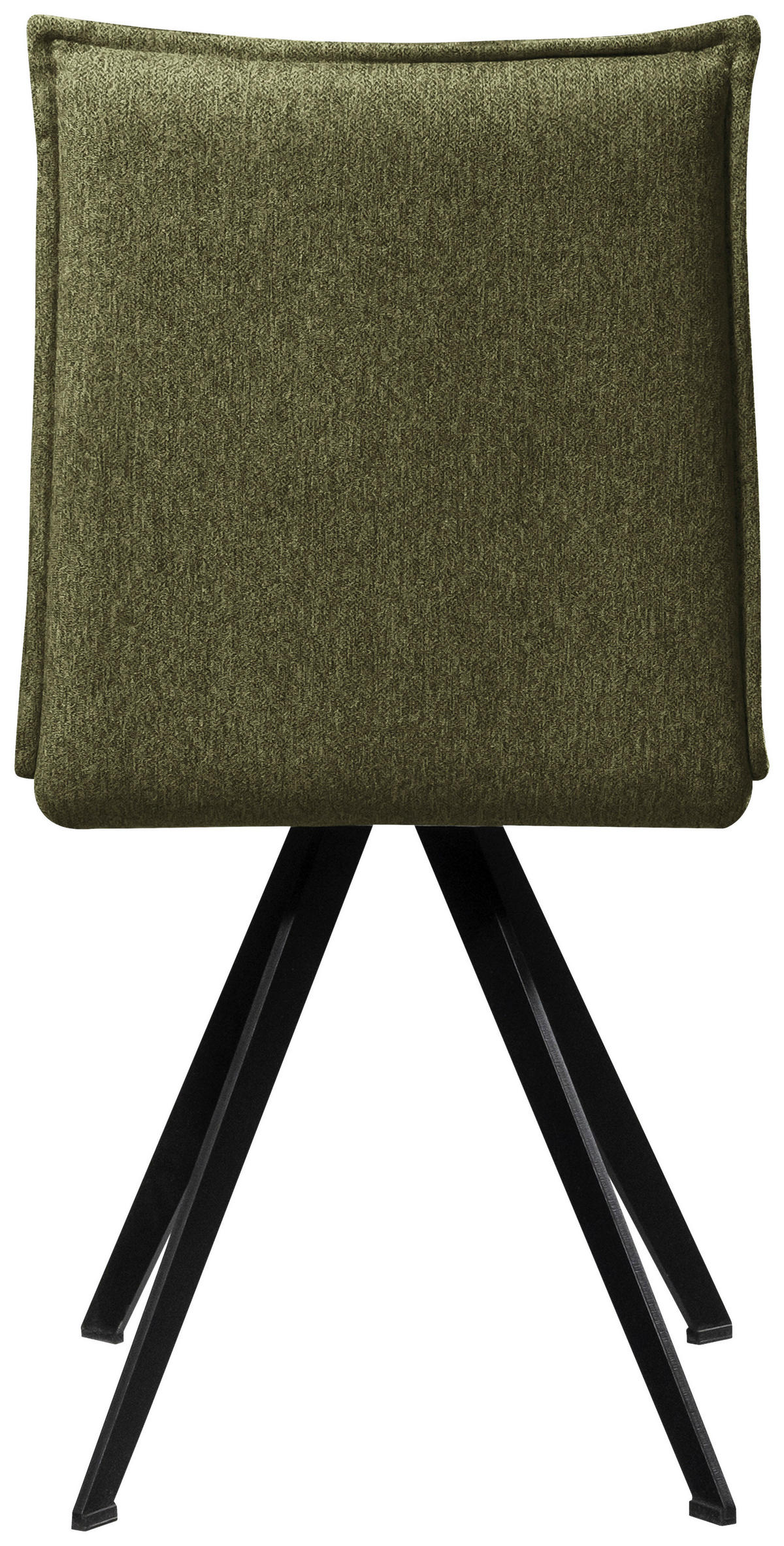 STUHL Webstoff Schwarz, Olivgrün Buche massiv  - Schwarz/Olivgrün, Basics, Holz/Textil (46/91/61cm) - Carryhome