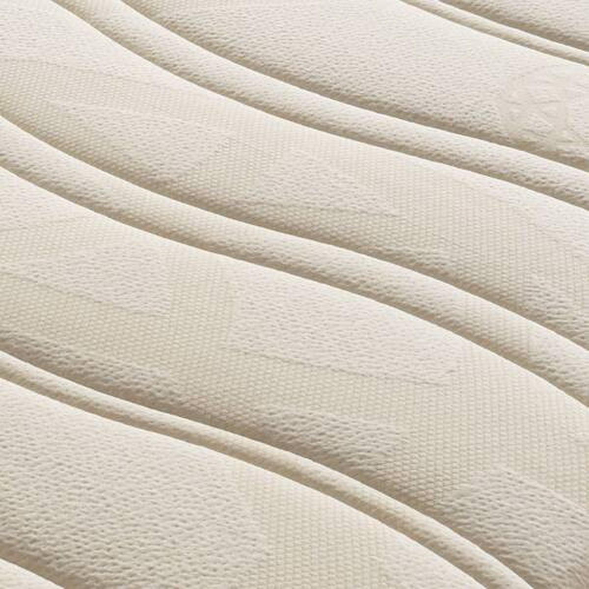 LATEXMATRATZE Waldgrün 200/200 cm Höhe ca. 18 cm 7 -Zonen - Weiß, Basics, Textil (200/200cm) - Linea Natura
