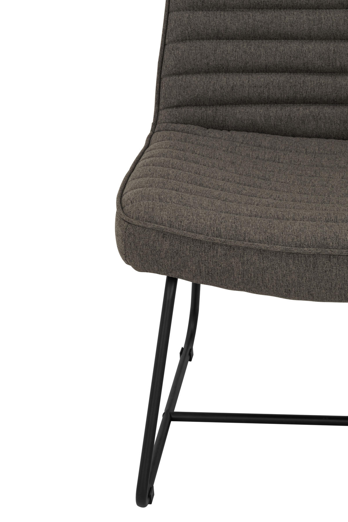 SESSEL Webstoff Grau    - Schwarz/Grau, MODERN, Textil/Metall (66/85/69cm) - P & B