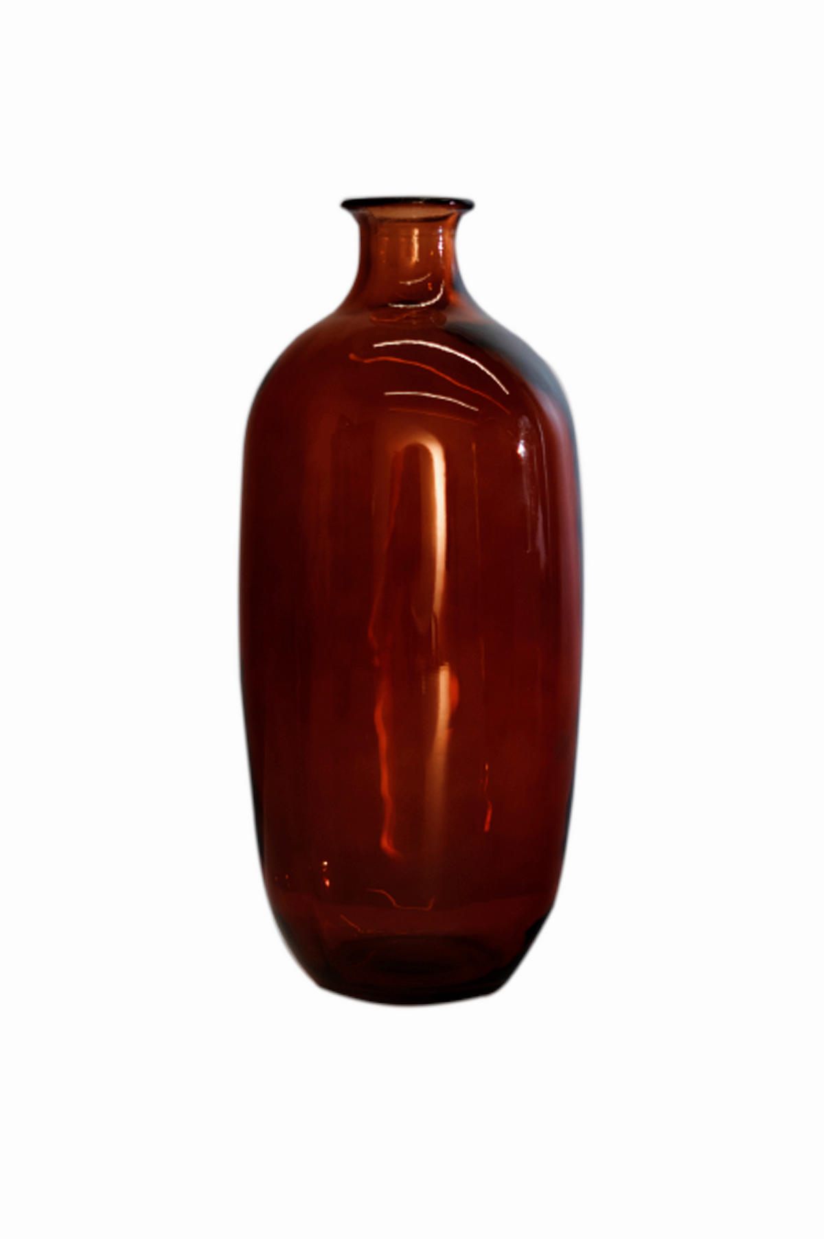 VÁZA  - barna, Basics, Üveg (31cm)