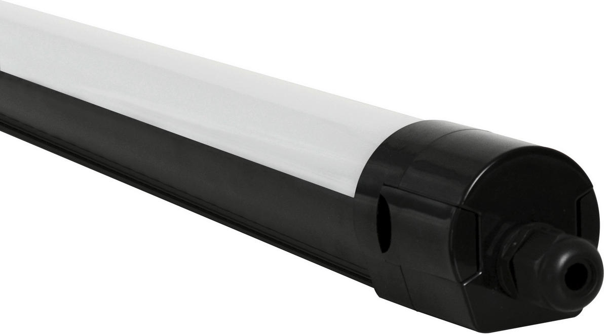 LED-DECKENLEUCHTE pro 62/6/6 cm   - Schwarz, Basics, Kunststoff (62/6/6cm)