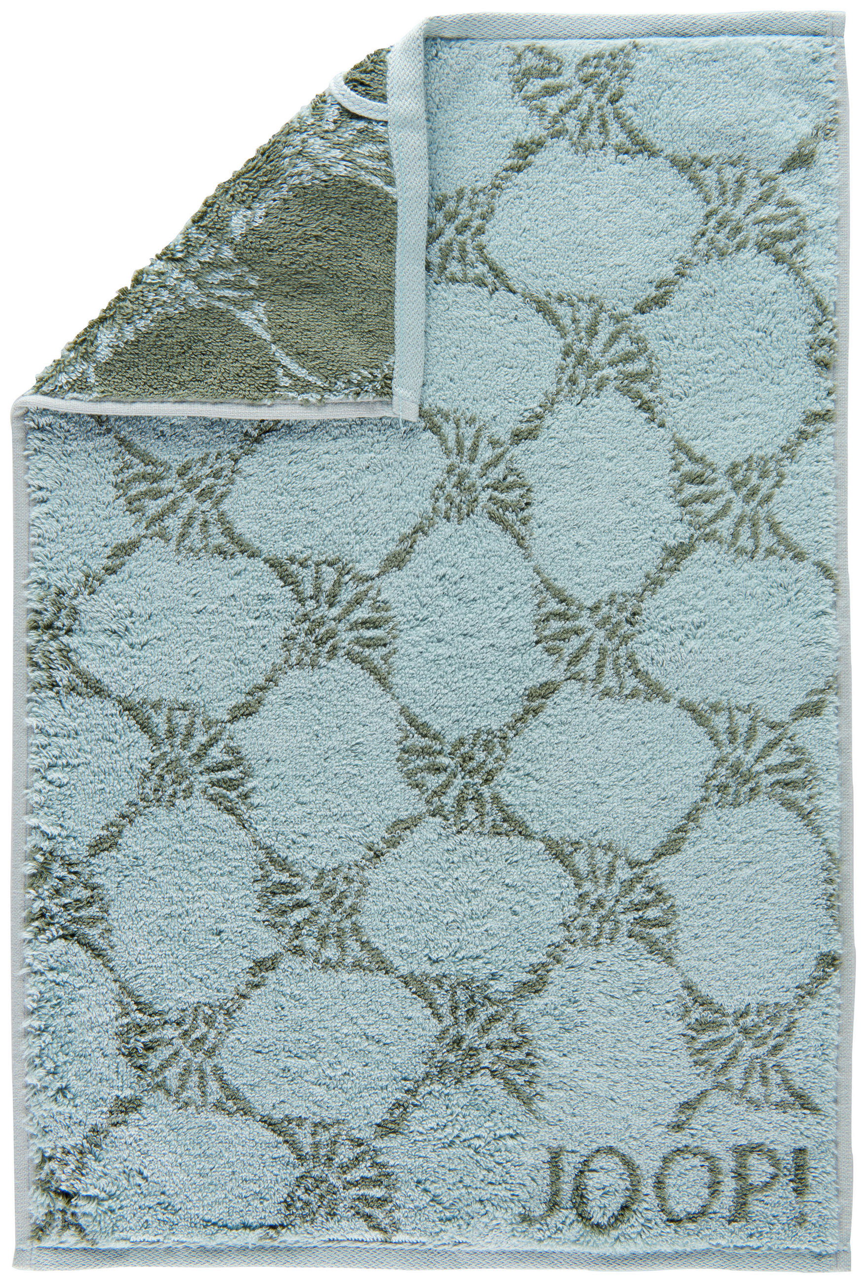 Thumbnail - Joop! Gästetuch Classic Cornflower, Salbeigrün, Textil, 3-teilig, Streifen, 30x50 cm, Made in Germany, Oeko-Tex® Standar...