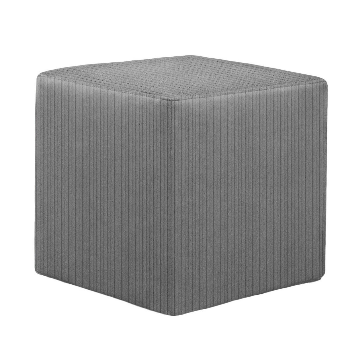 TABURE tekstil  siva        - siva/crna, Moderno, tekstil (38/38/38cm)