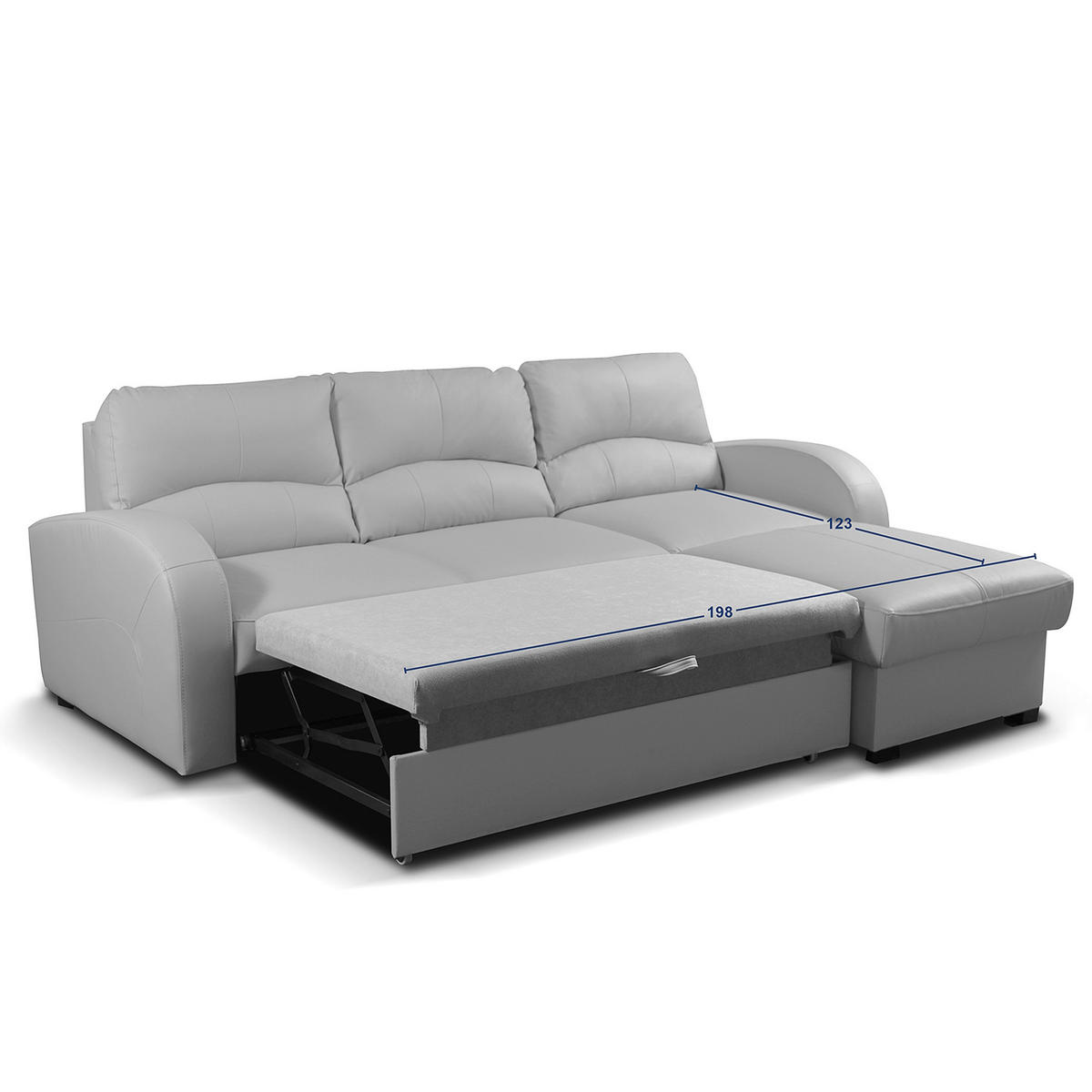 ECKSOFA in Lederlook Echtleder Rot  - Rot/Schwarz, Design, Leder/Kunststoff (227/168cm) - Livetastic