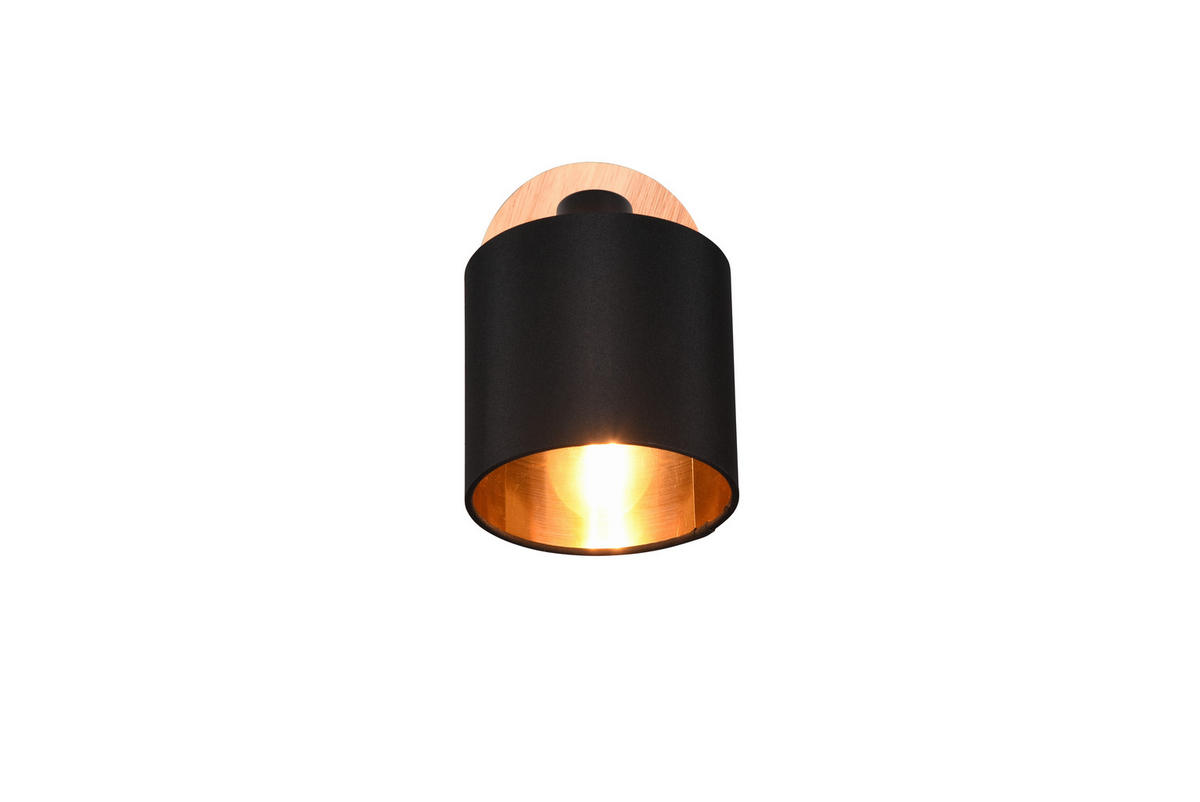 WANDSTRAHLER - Goldfarben/Schwarz, Konventionell, Textil/Metall (18,5/12/19,5cm)