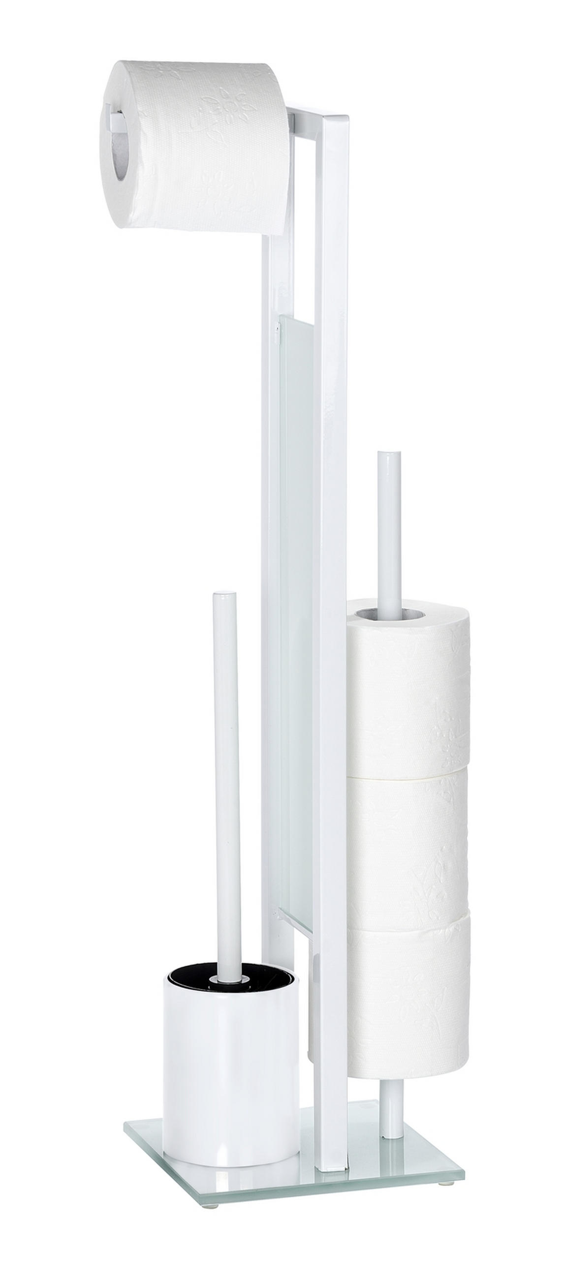 WC SADA   - bílá, Basics, kov/plast (18/70/23cm) - Wenko