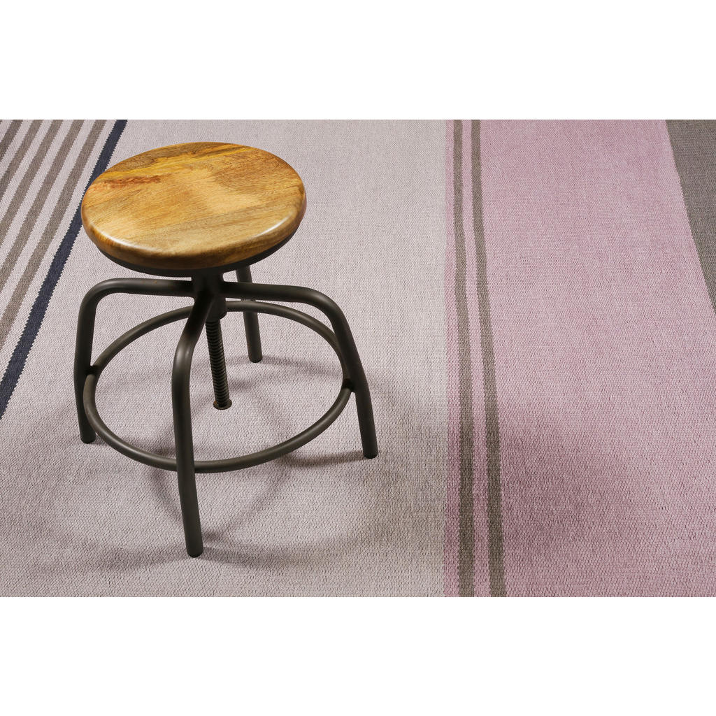Thumbnail - Esprit Flachwebeteppich Camps Bay, Braun, Rosa, Beige, Textil, Streifen, rechteckig, 130x190 cm, Hohenstein, Oeko-Tex® S...