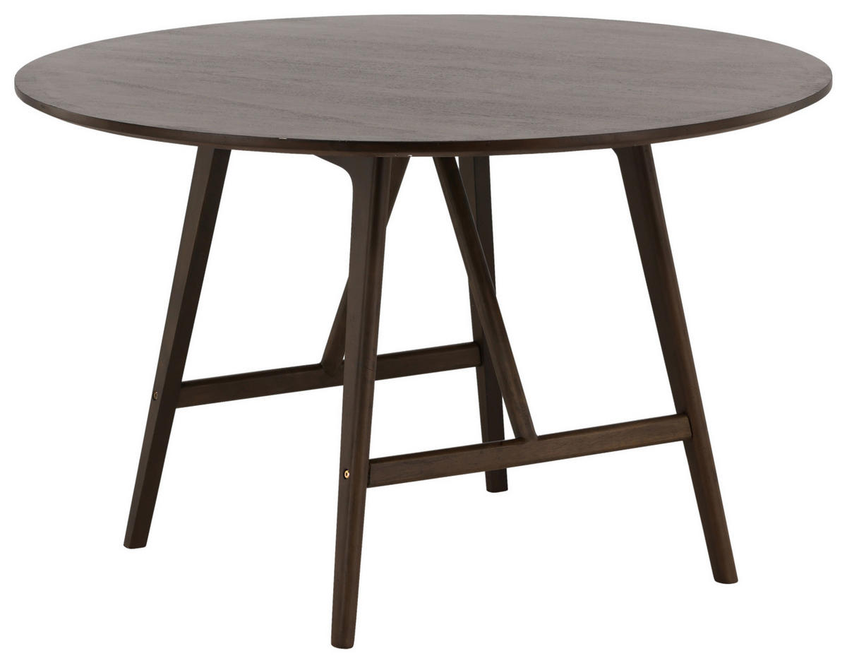 ESSTISCH in Holz, Holzwerkstoff 100/100/75 cm  - Dunkelbraun, Design, Holz/Holzwerkstoff (100/100/75cm) - Livetastic