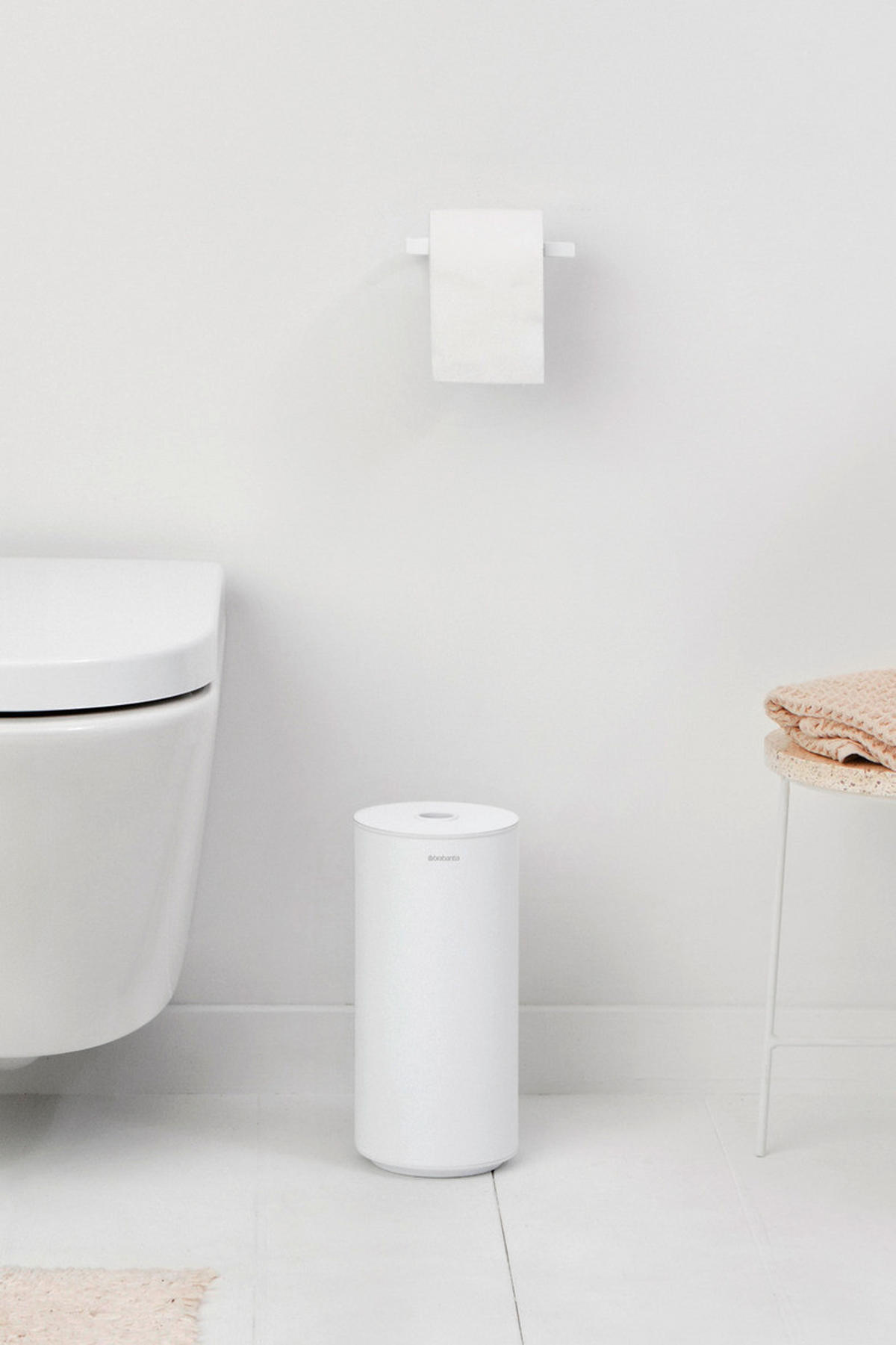TOILETTENPAPIERHALTER - Weiß, Basics, Metall (13.7/28.9cm) - Brabantia
