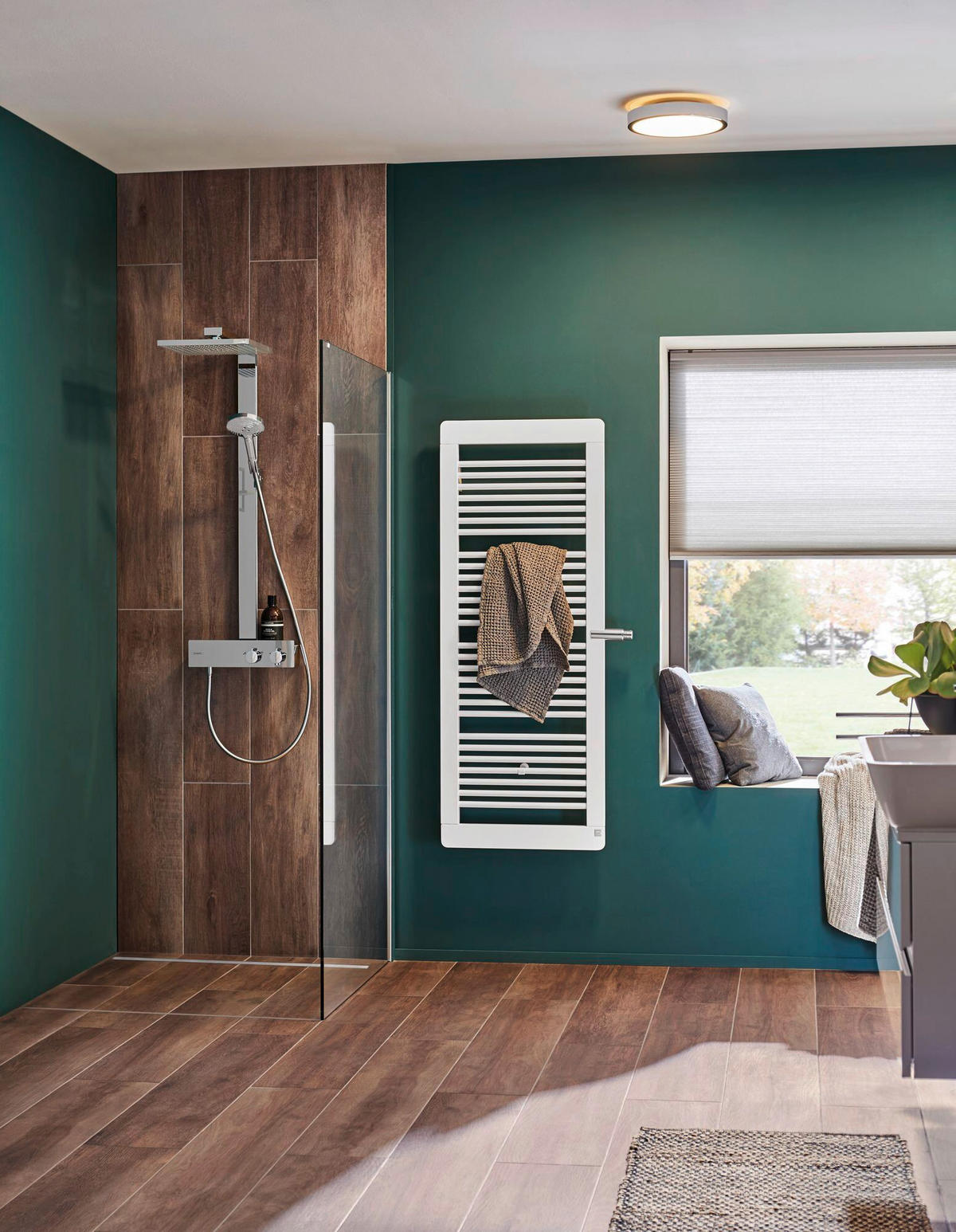 Deckenleuchte max. 20 Watt  30/6,2 cm    - Chromfarben, Design, Kunststoff (30/6,2cm) - Paulmann