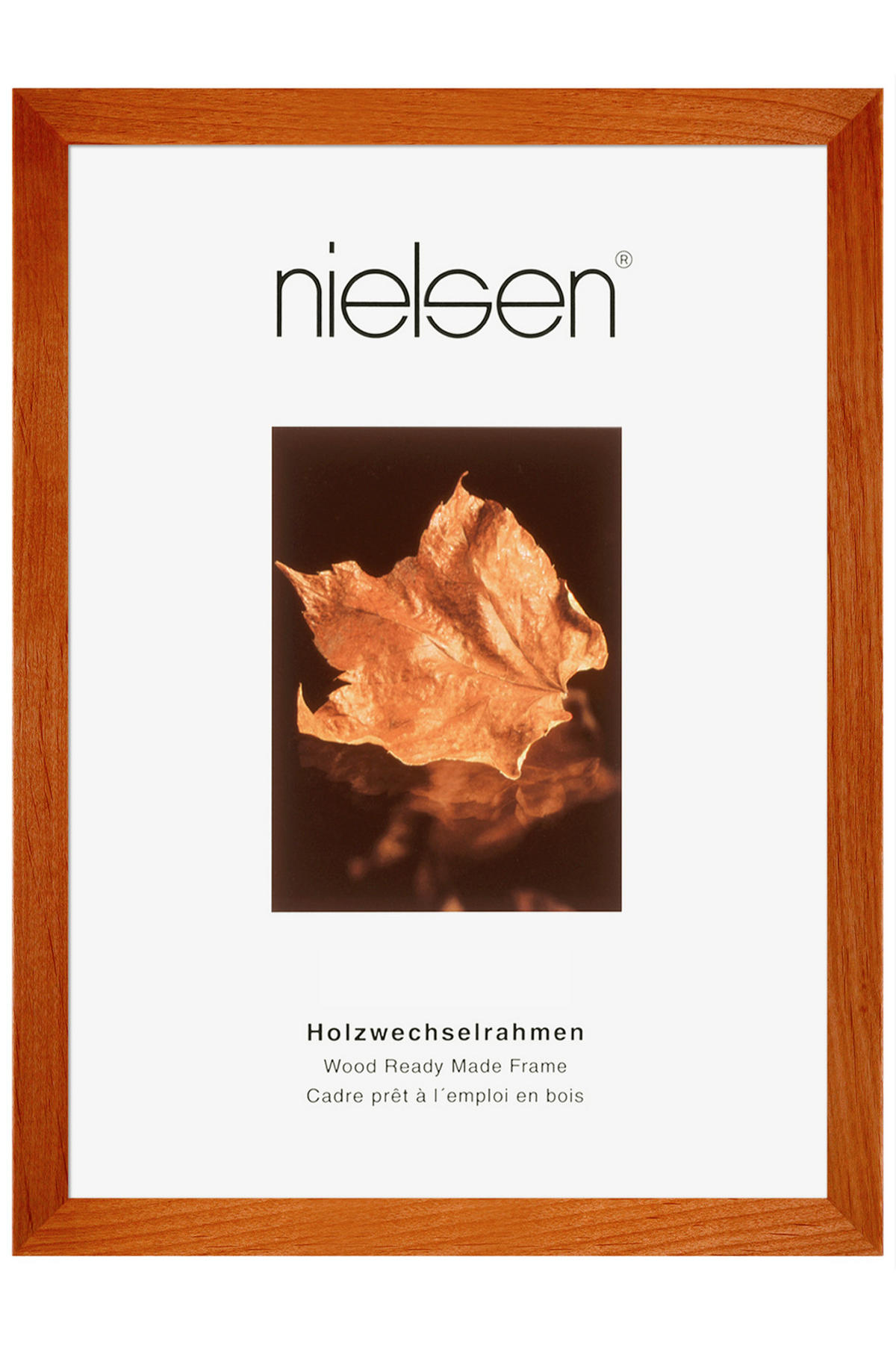 BILDERRAHMEN 60/80 cm  - Kirschbaumfarben, Basics, Holz (60/80cm) - Nielsen