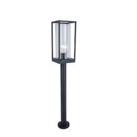 WEGELEUCHTE Flair   - Klar/Schwarz, Design, Glas/Metall (12/75/12cm)