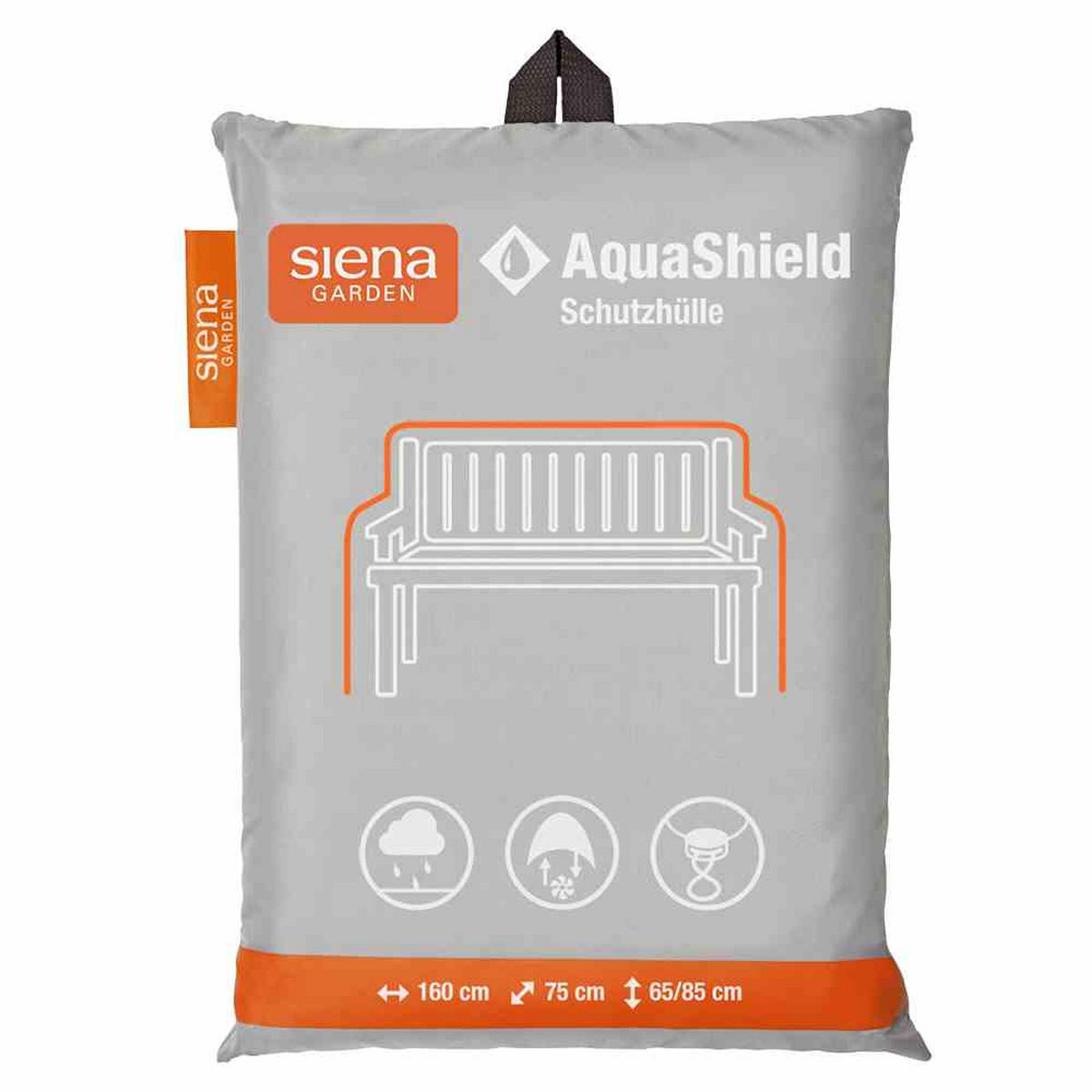 SCHUTZHÜLLE Hellgrau   - Hellgrau, Basics, Textil (160/85/75cm) - Siena Garden
