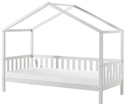 HAUSBETT 90/200 cm  - Weiß, MODERN, Holz (90/200cm) - MID.YOU
