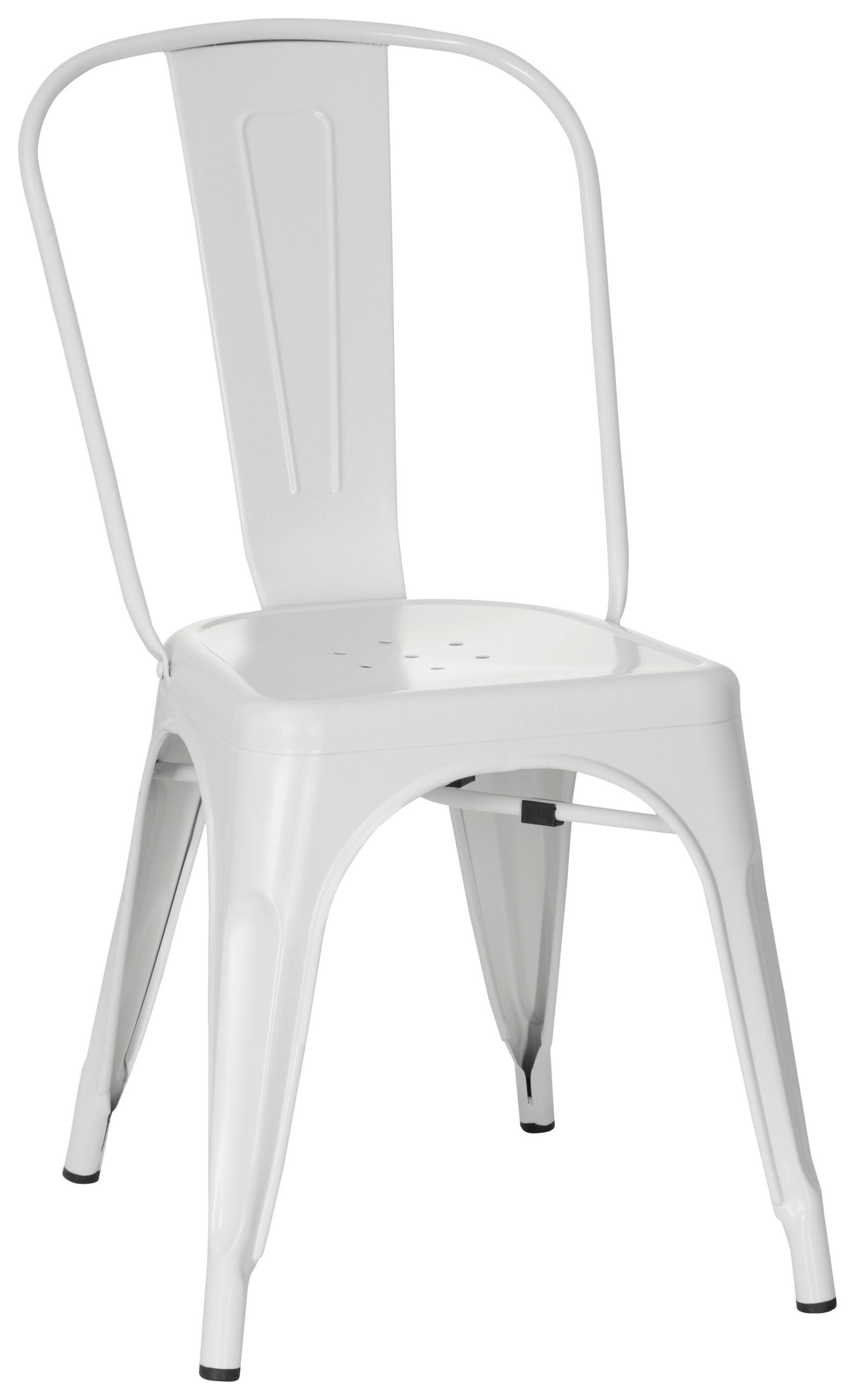STUHL Weiß  - Weiß, Basics, Metall (44/84/54cm) - MID.YOU