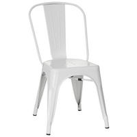 STUHL Weiß  - Weiß, Basics, Metall (44/84/54cm) - MID.YOU