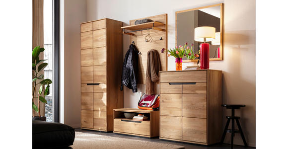 WANDSPIEGEL 79/79/2 cm  - Wildeiche, Natur, Glas/Holz (79/79/2cm) - Linea Natura