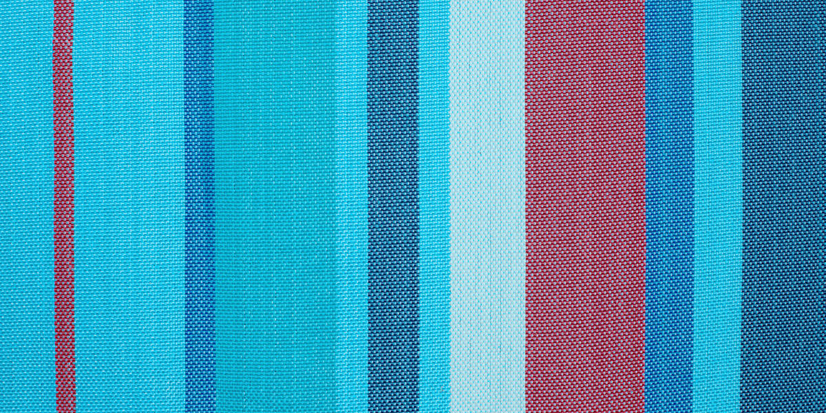 HÄNGEMATTE double outdoor  - Blau/Kirschrot, KONVENTIONELL, Textil (160/350cm) - La Siesta