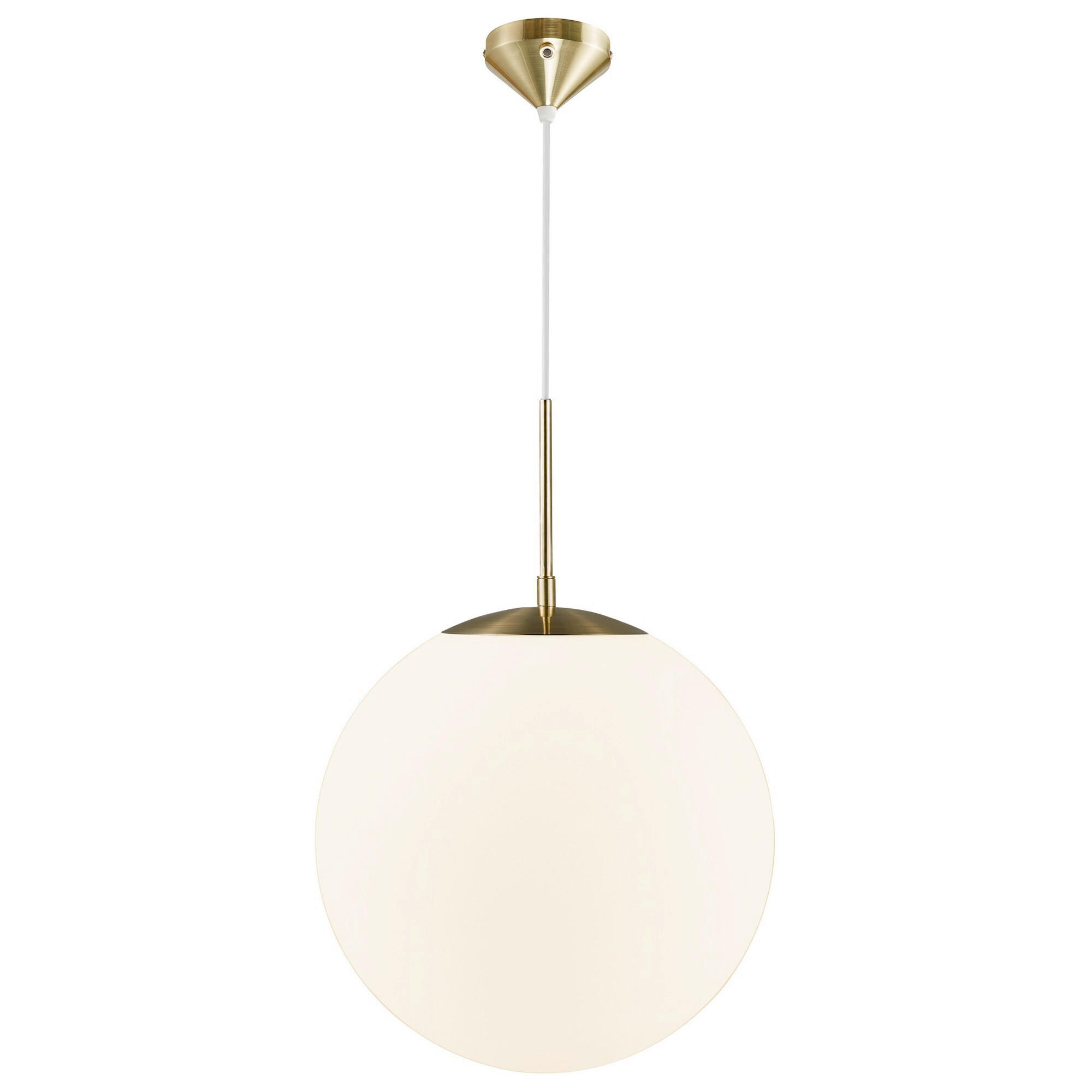 PENDELLEUCHTE 35/50 cm  - Weiß, Design, Glas (35/50cm) - Nordlux