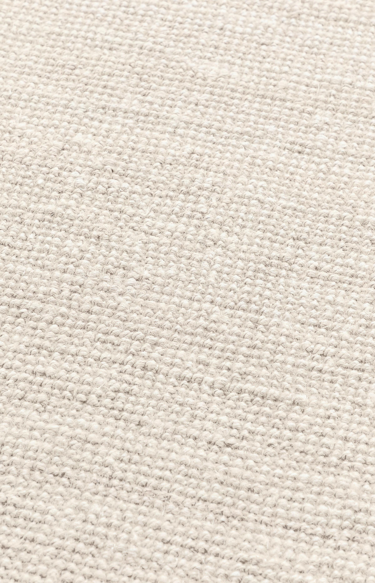 JUTETEPPICH 120/170 cm Bouclé Weiß rechteckig  - Weiß, KONVENTIONELL, Textil (120/170cm) - Hanse Home