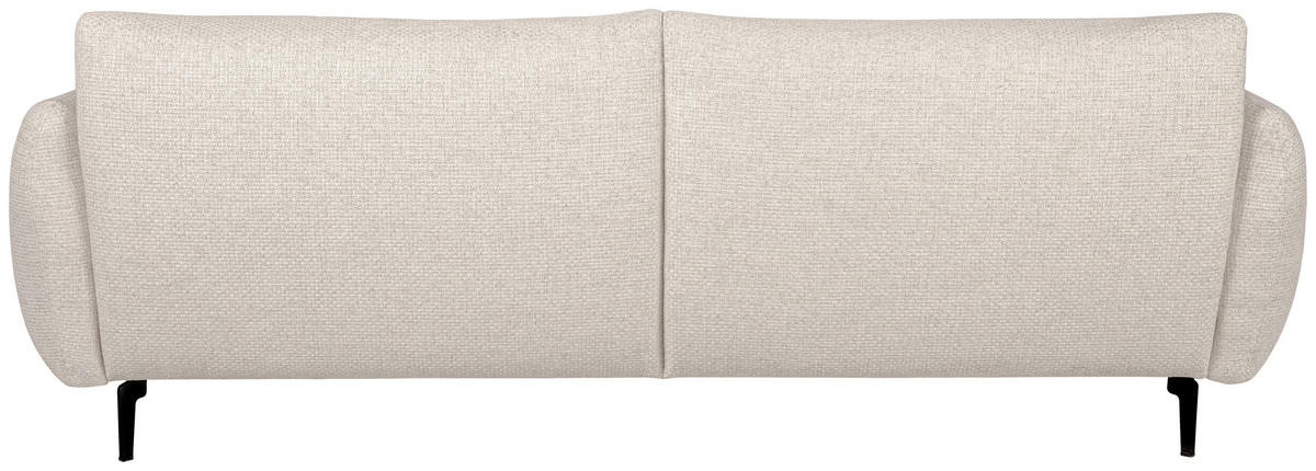 3-SITS SOFFA i beige  - beige/svart, Design, metall/trä (211/75/96cm) - Best Price