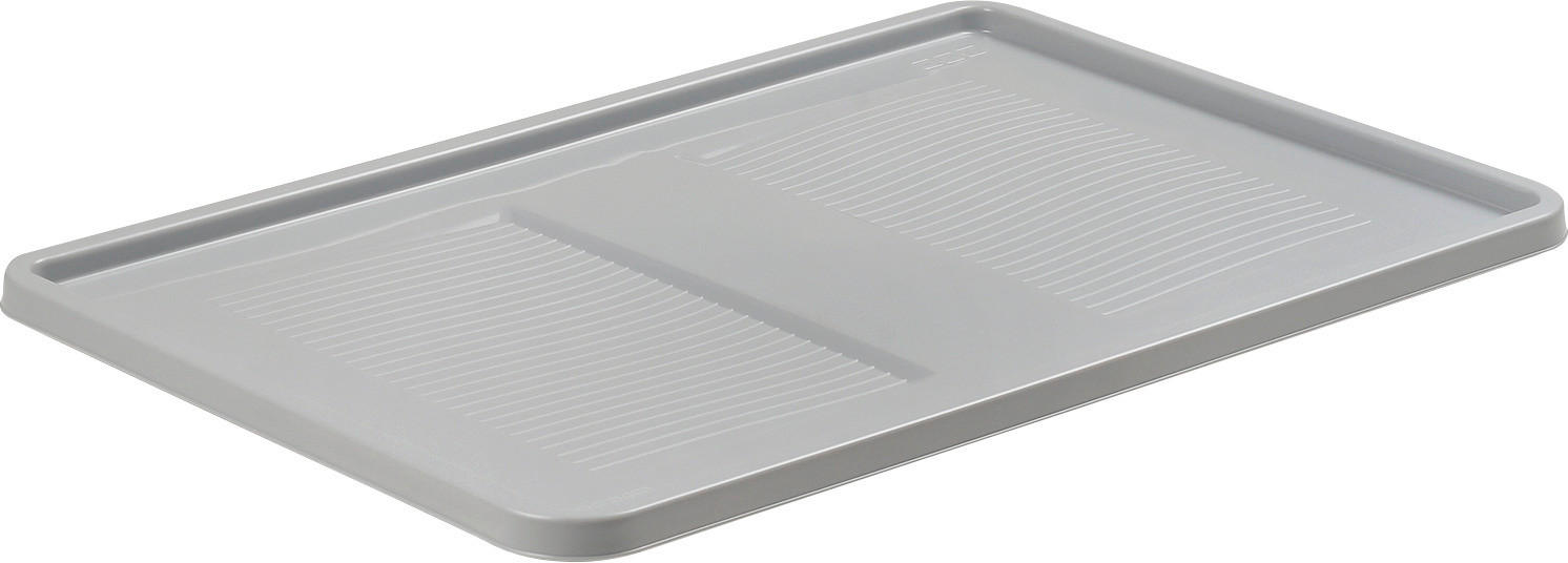 Boxdeckel Roberta Kunststoff 40x60 cm Hellgrau
