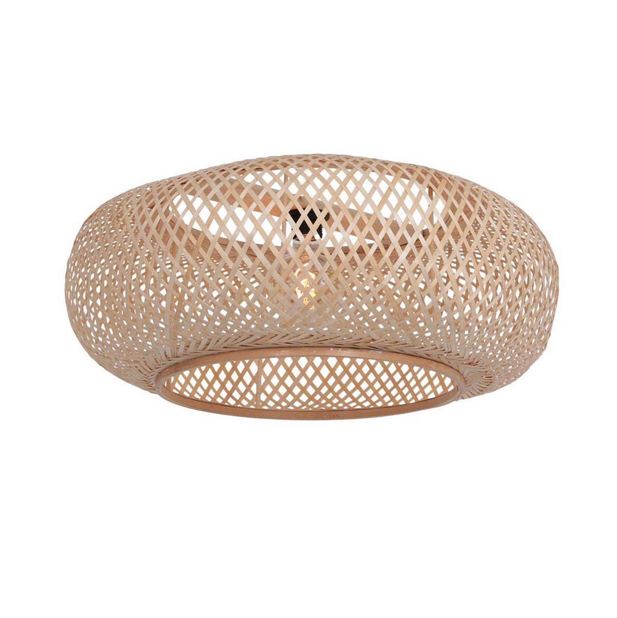 LEUCHTENSCHIRM 60/25 cm   - Beige, LIFESTYLE, Naturmaterialien (60/25cm)