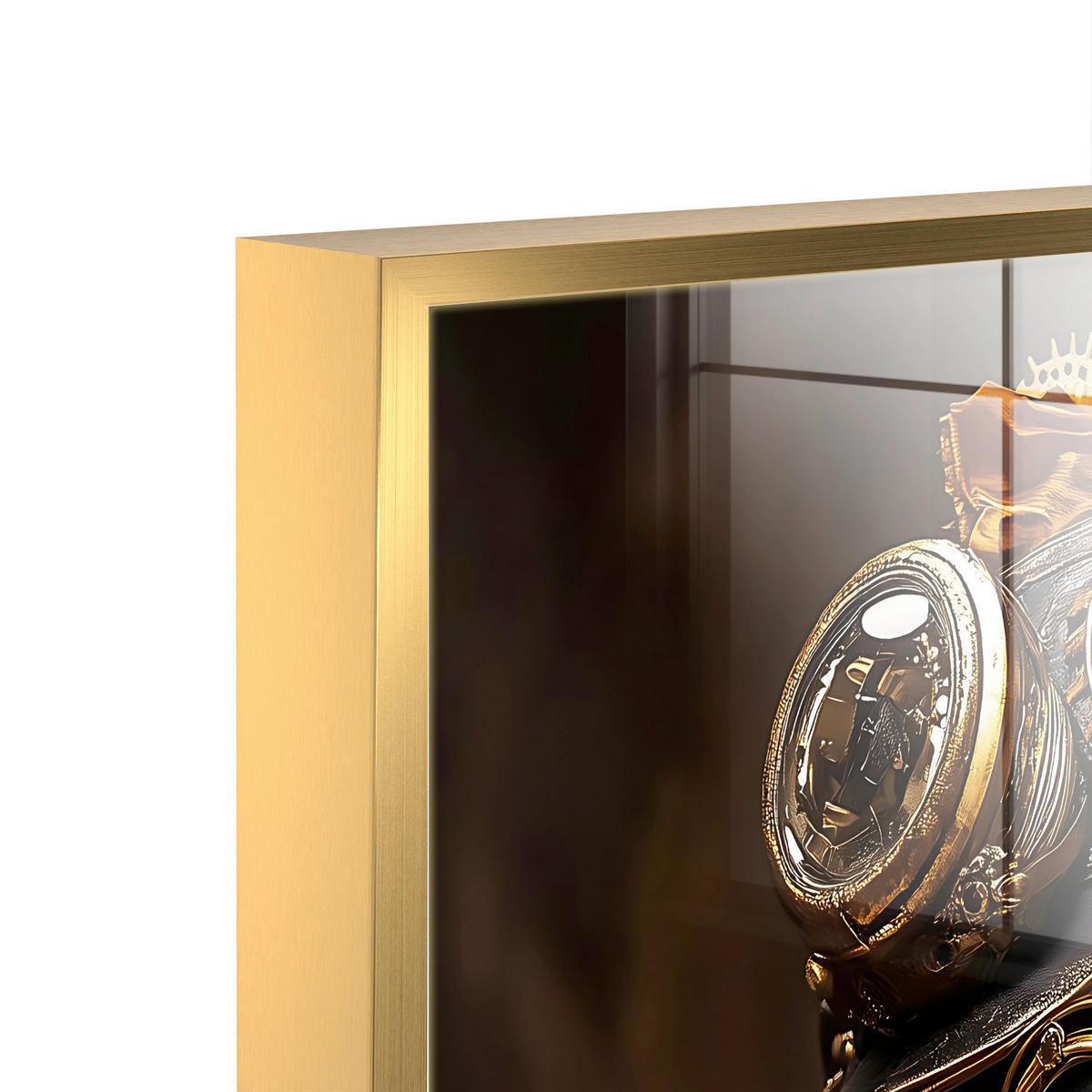 GLASBILD Tiere 80/120 cm  - Multicolor, Basics, Glas/Holz (80/120cm)