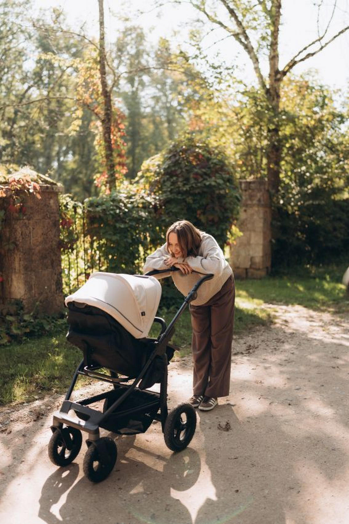 KOMBIKINDERWAGEN    - Anthrazit, Basics, Metall (57/110/108cm) - TFK