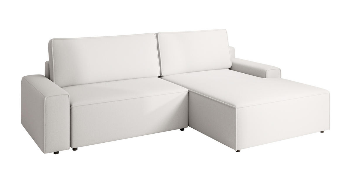 ECKSCHLAFSOFA CHALLANGE  mit Schlafen auf Sitzhöhe, Rücken echt, Armteil links, Armteil rechts Struktur Silberfarben  - Silberfarben/Schwarz, MODERN, Kunststoff/Textil (246/168cm) - Trendmanufaktur